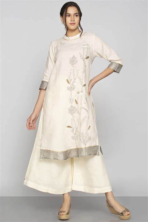 White Linen Kurta